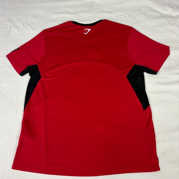 Gymshark Fitness Red and Black Short Sleeve Tee - Picture 2 of 6